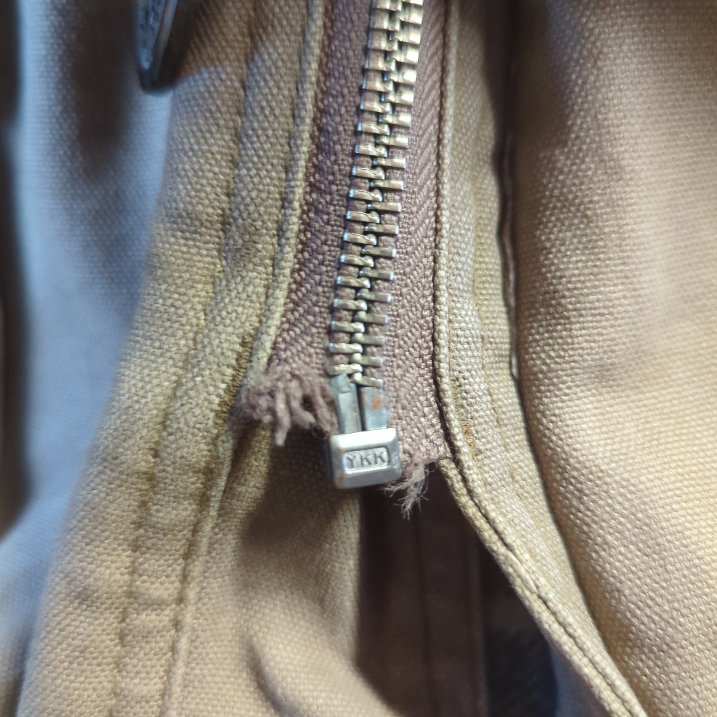 Trespass Vintage Beige Quilted Insulated Outdoor Coat Jacket Men Size Small