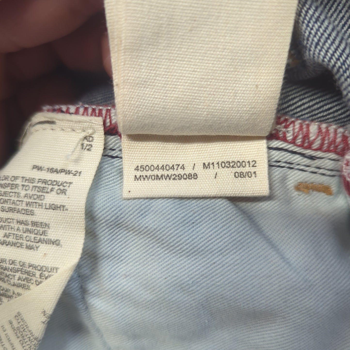 Tommy Hilfiger Vintage Blue Tapered Denim Jeans Men W30 L30