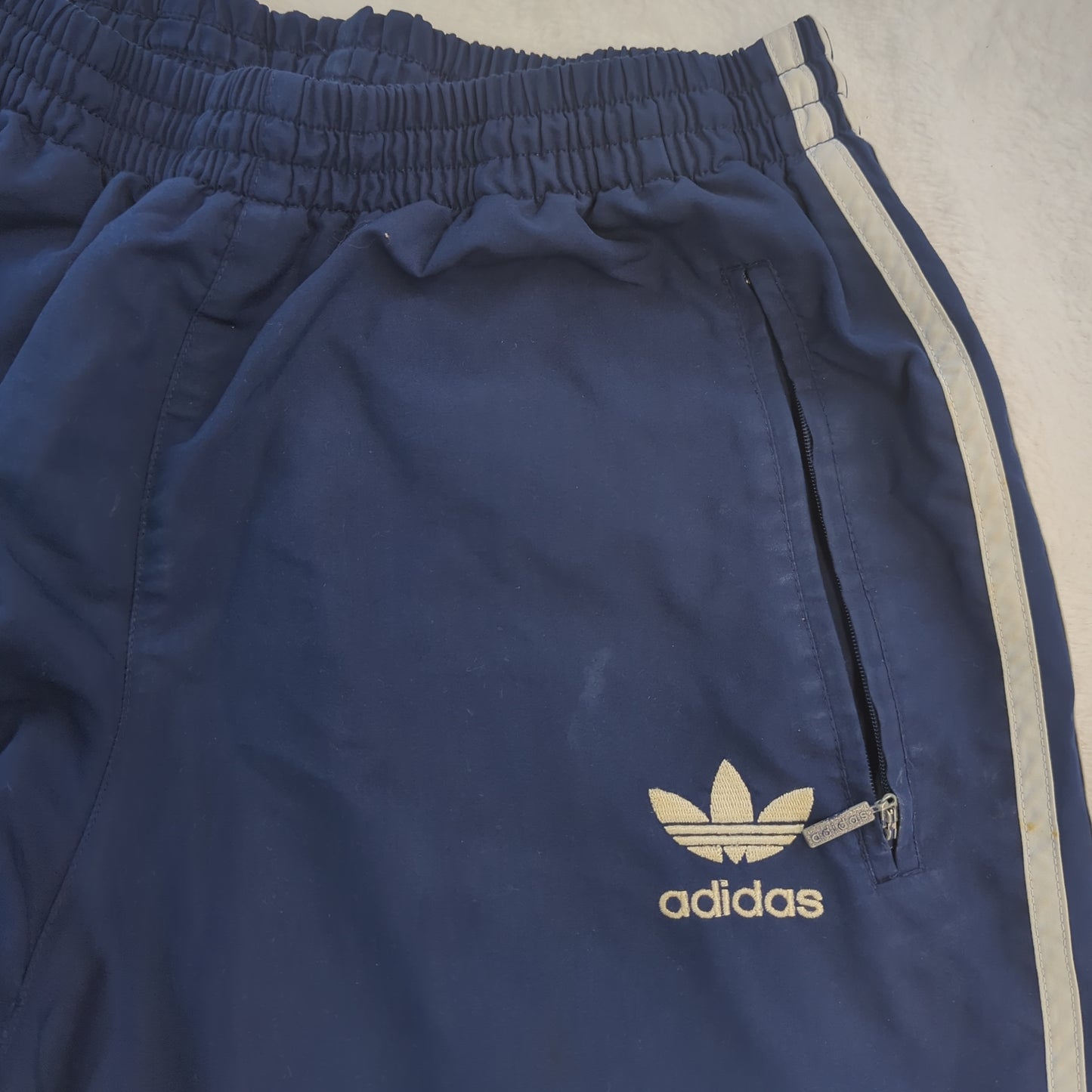 Adidas Vintage Blue Jogger Track Pants Trousers Men Medium