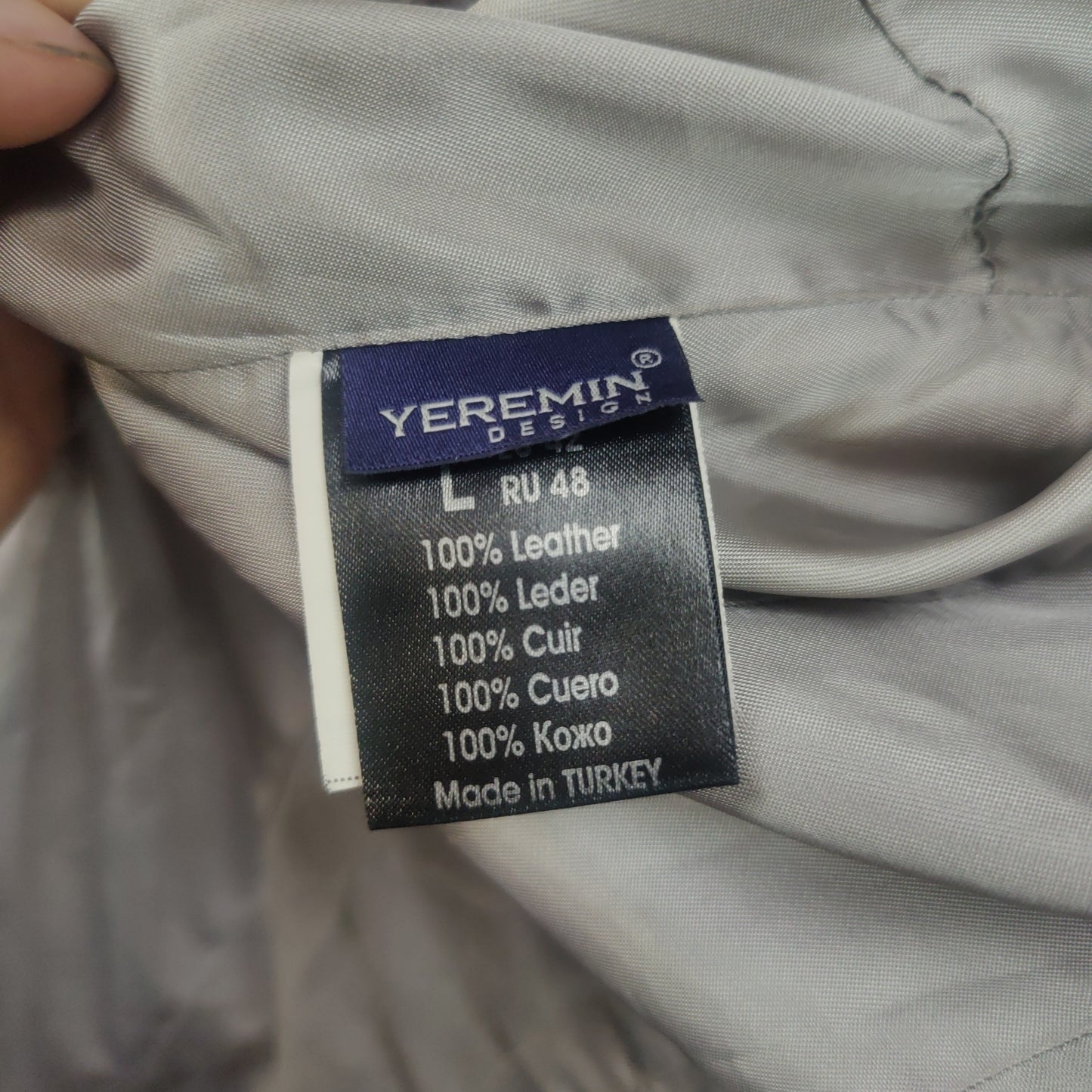 Benny's Shop Vintage Brown Leather Coat Jacket Women Size Large