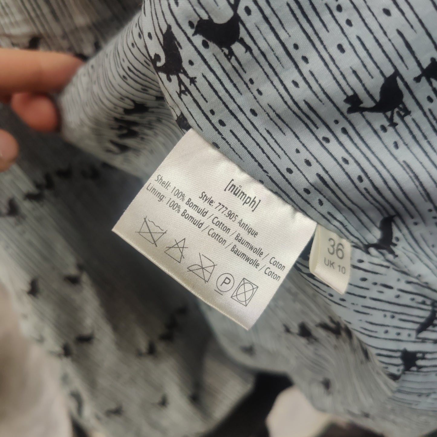 Numph Green Grey Bomber Leather Jacket Women Size Small