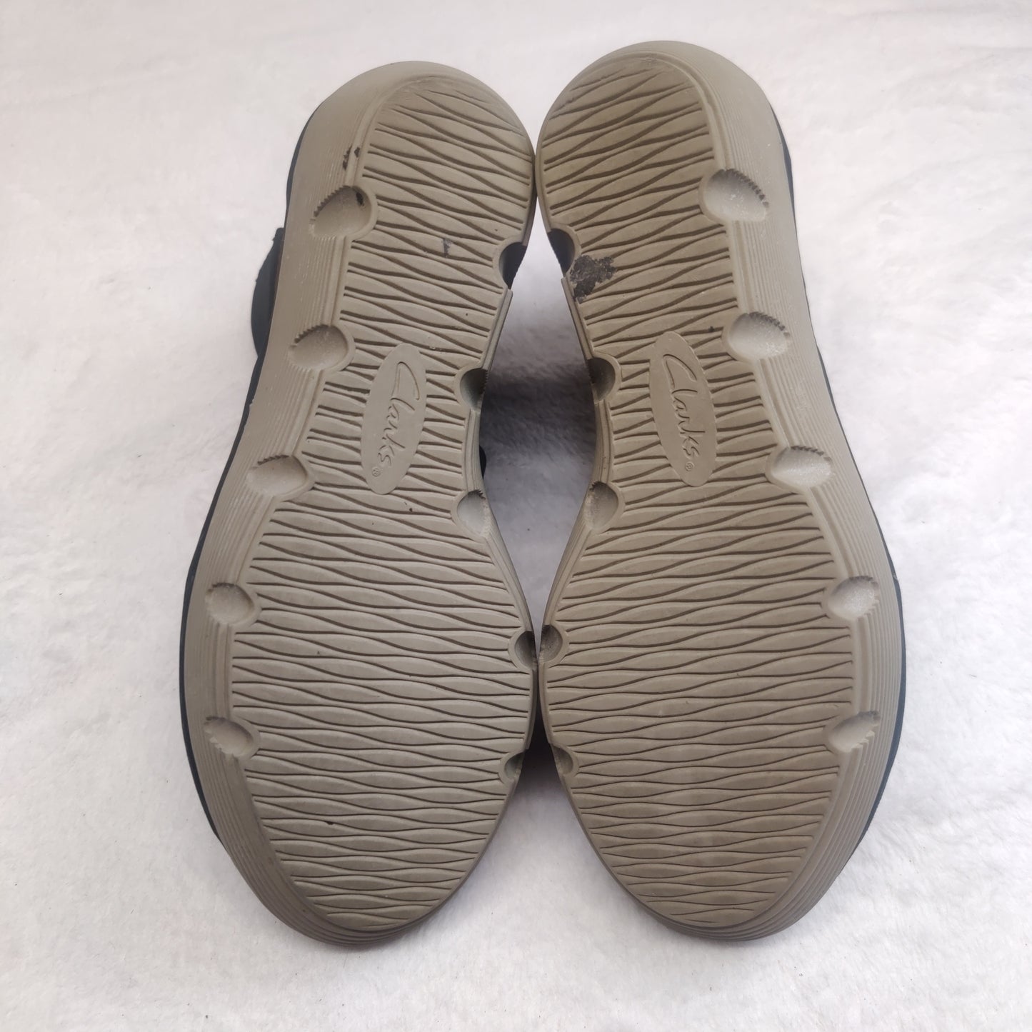 Clarks Clarene Glamor Black Wedge Heel Strappy Sandal Shoes Women UK 7