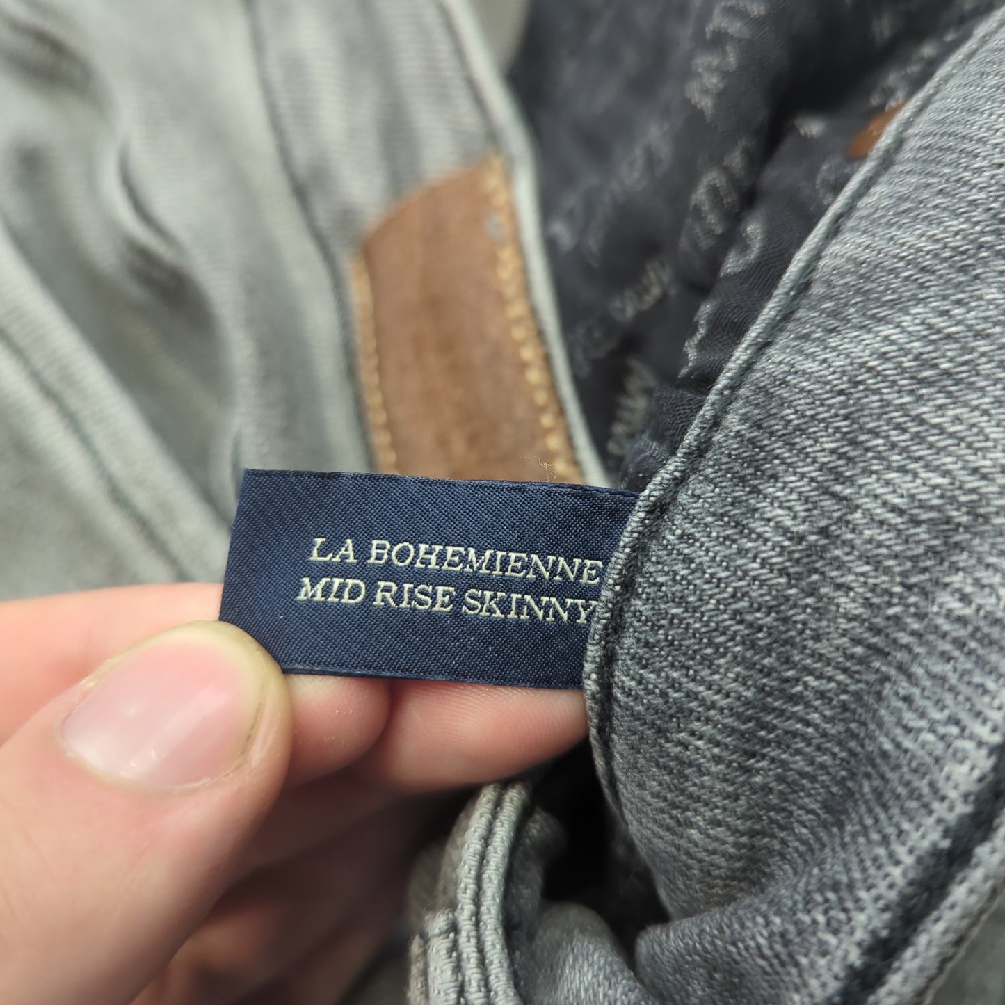 Scotch & Soda La Bohemienne Mid Rise Skinny Grey Denim Jeans Men W30 L30