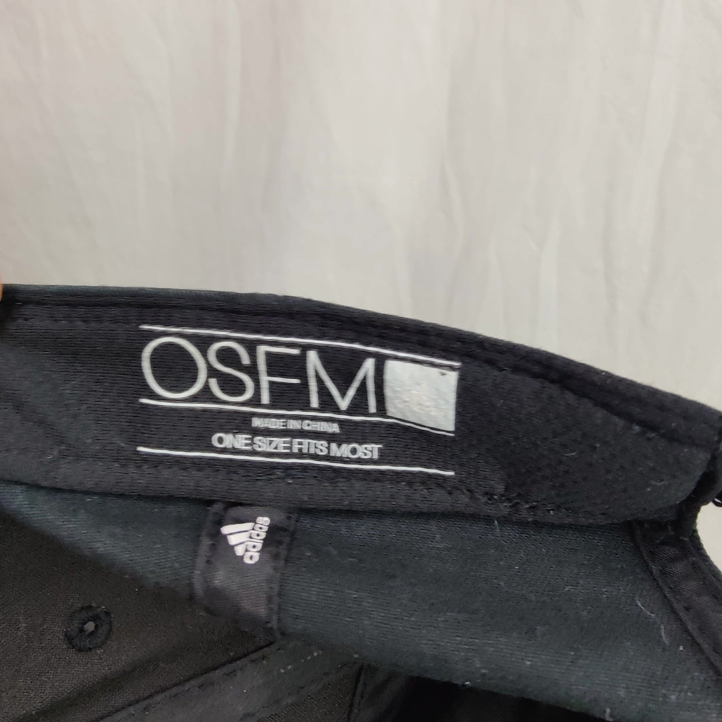 Adidas 3 Stripes Embroidered Black Baseball Cap Hat Men One Size