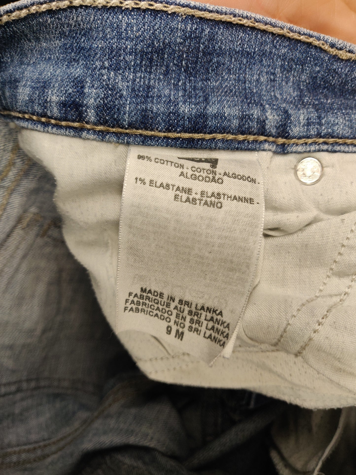 Levi's 524 Vintage USA Blue Too Superlow Low Rise Bootcut Jeans Women Size W30/L32