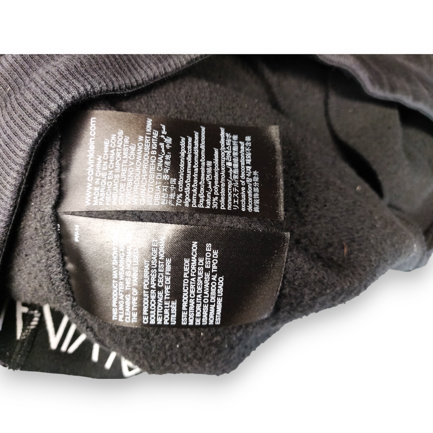 Calvin Klein Jeans Black Joggers Trousers Men Size XL W36/L28