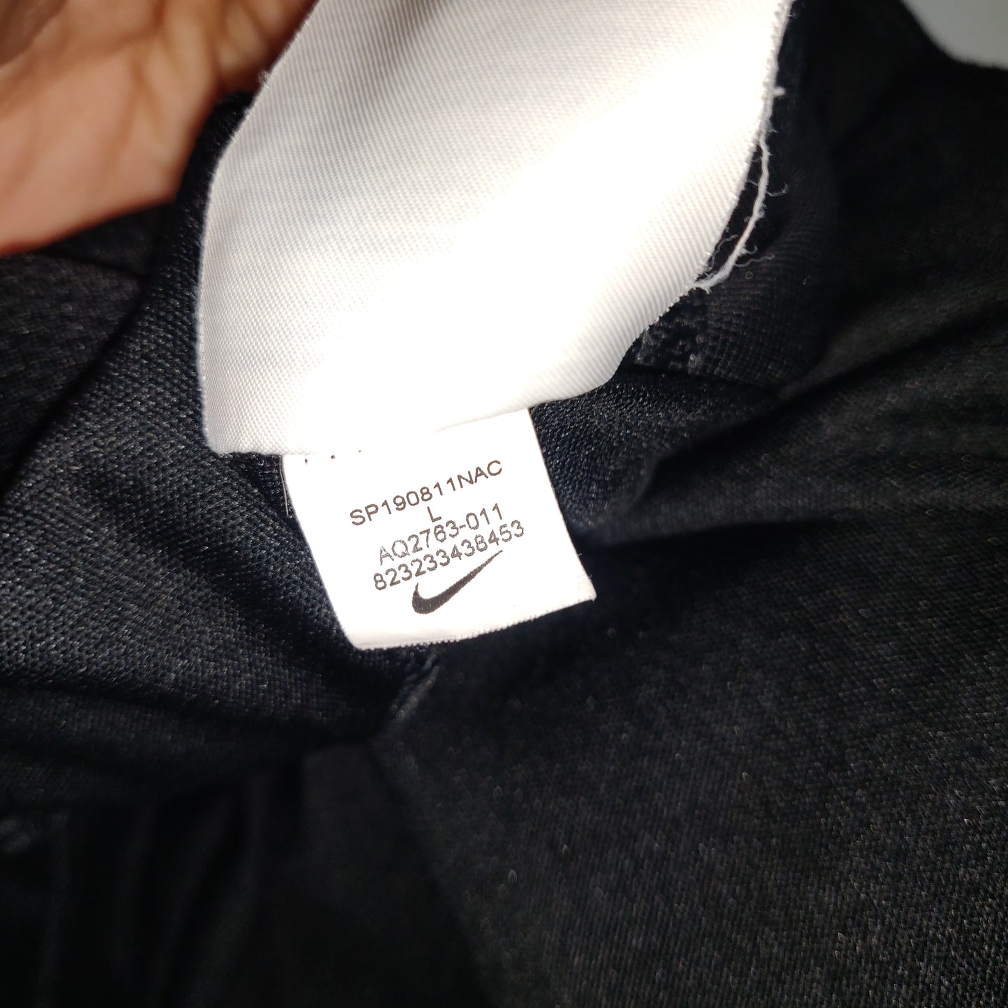 Nike Dri-Fit Academy Football Black Full-Zip Track Jacket Men Size Large ~ AQ2763-011