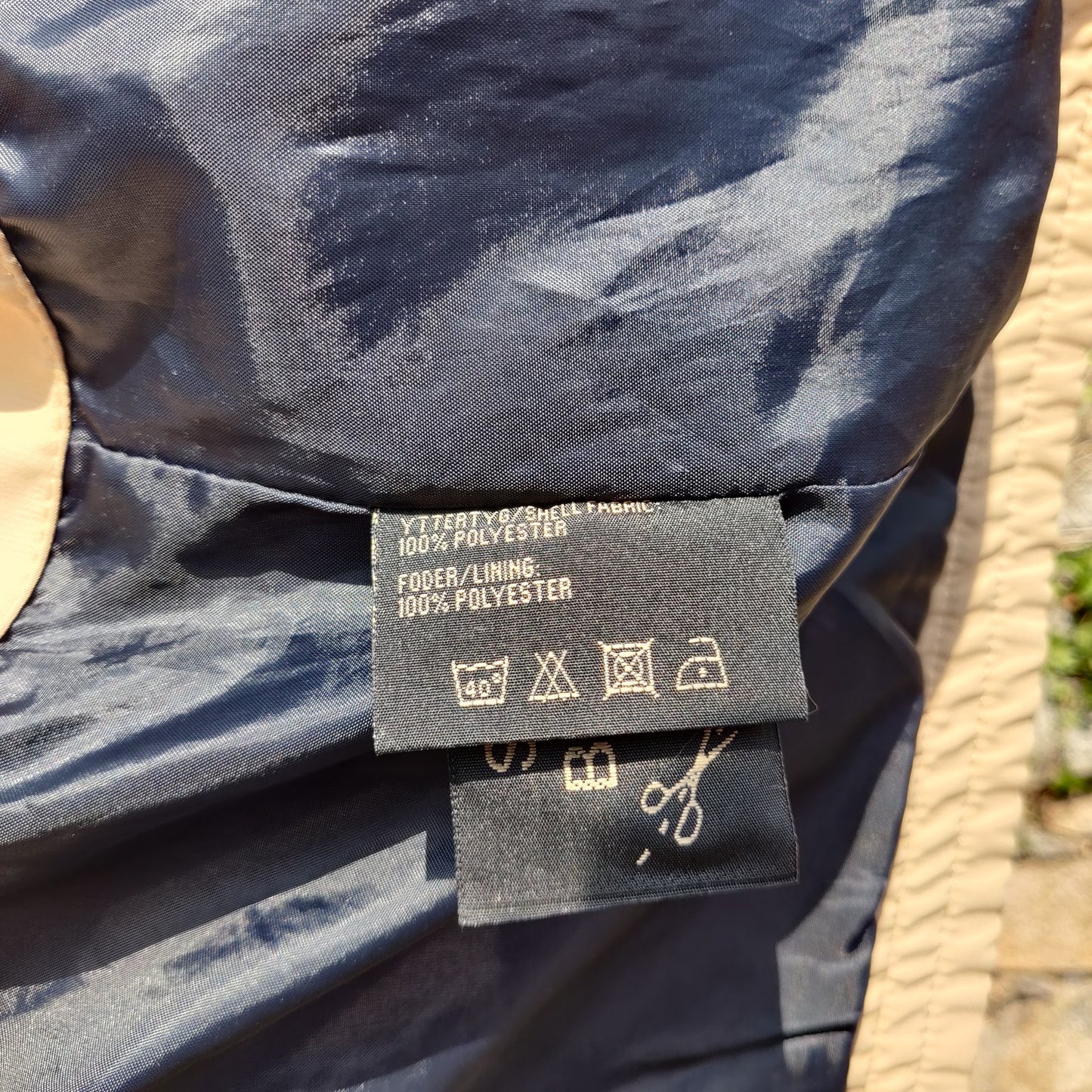 Lapidus Exclusive Sports Vintage Beige Harrington Bomber Jacket Men Size XL