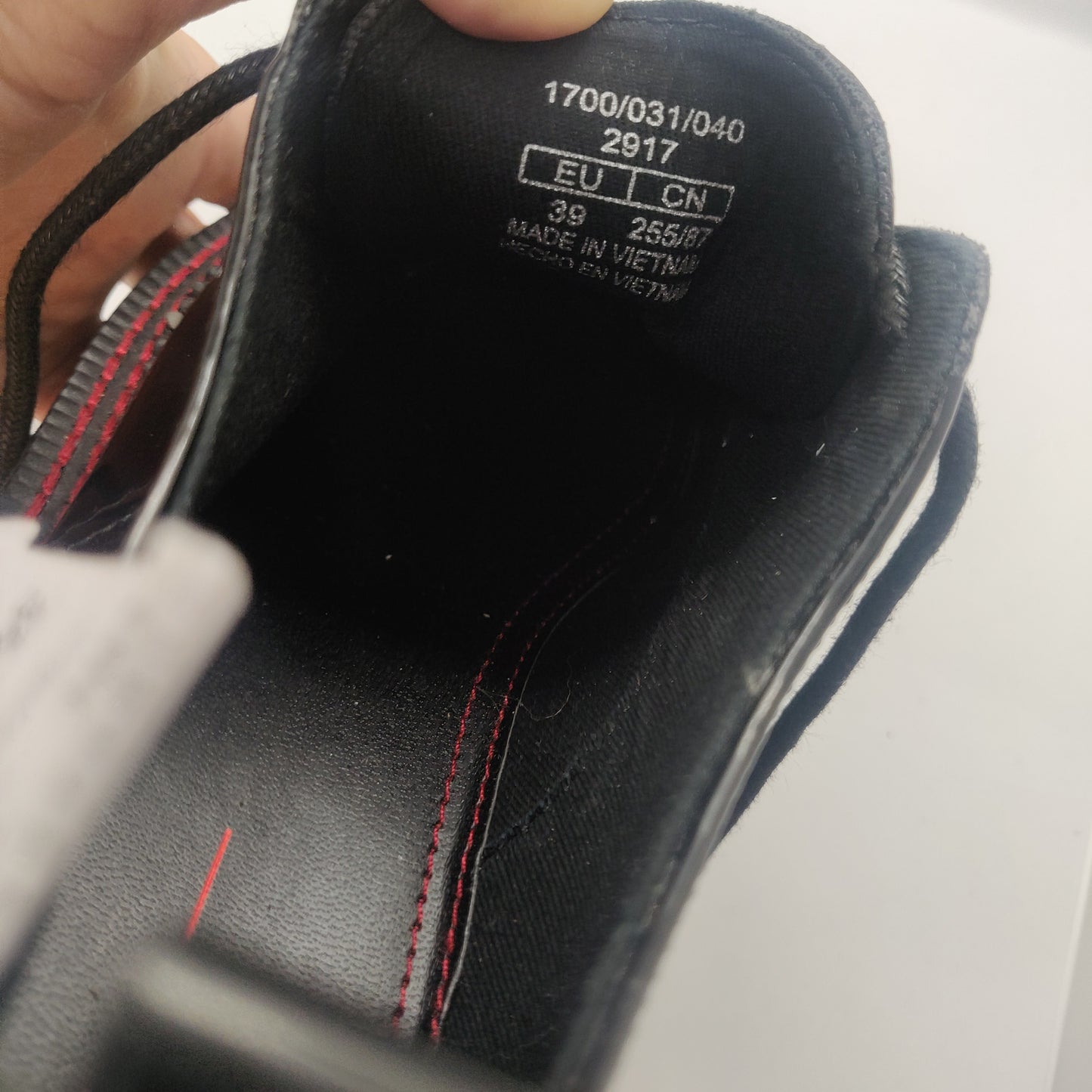 Bershka Shiny Black & Red Chunky Sole Casual Oxford Shoes Women UK 6 EU 39