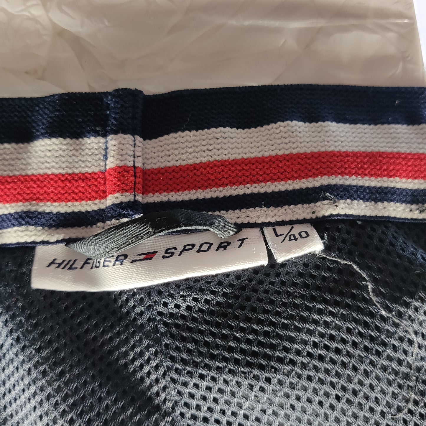 Tommy Hilfiger Sport Vintage Black Tracksuit Bottoms Track Pants Women Large