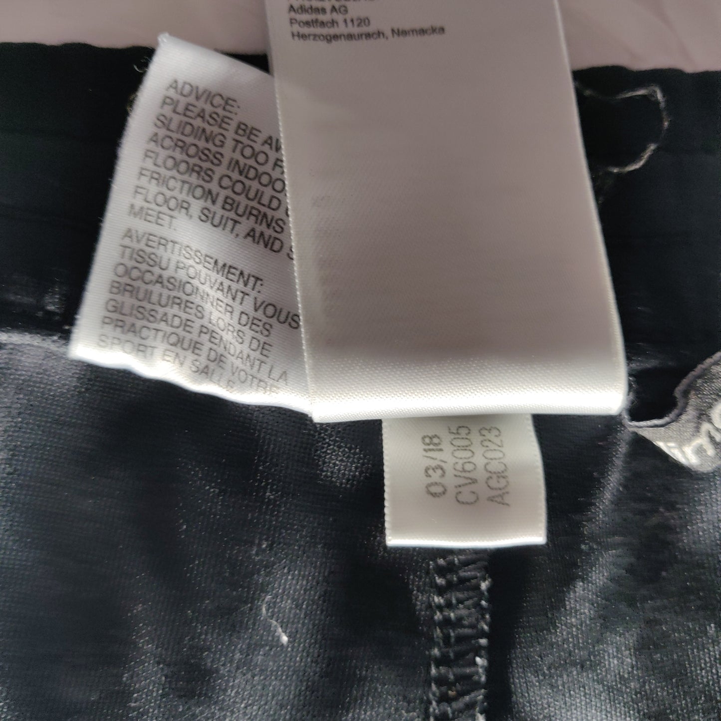 Adidas Sereno Black Tracksuit Bottoms Track Pants Joggers Men XL ~ CV6005