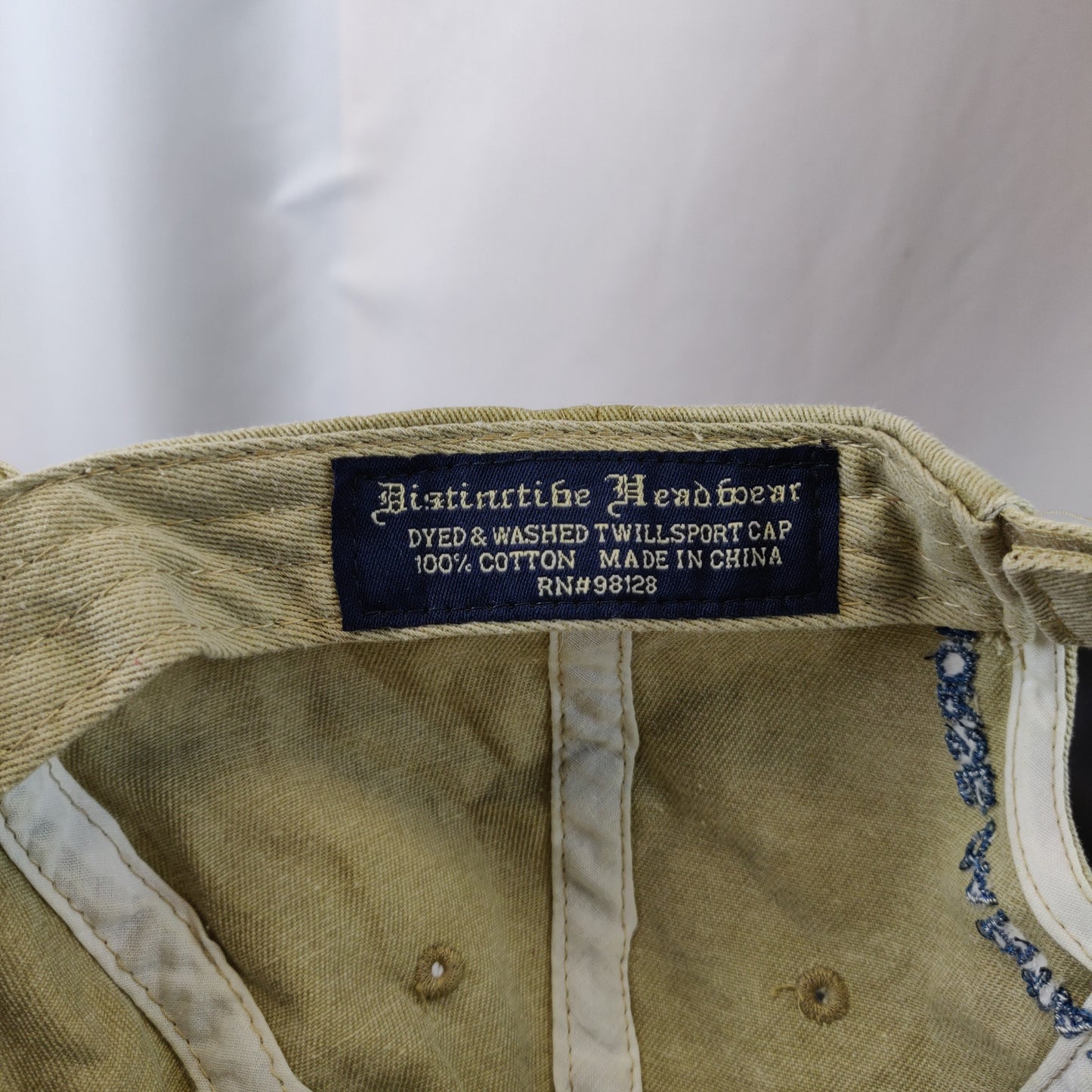 Bistinrtibe Headwear Ocala Vintage Horse Riding Beige Twill Baseball Cap Hat Men