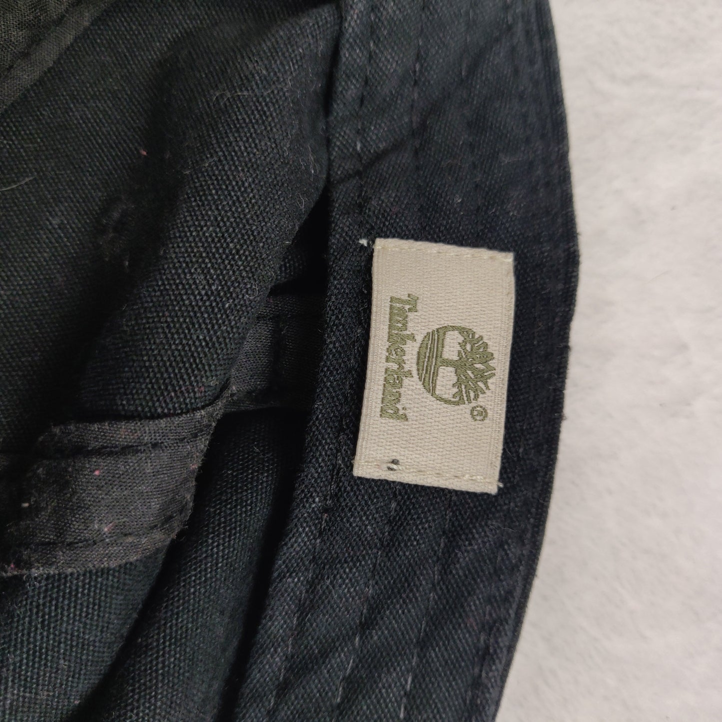 Timberland Vintage Heritage 1973 Black Cotton Baseball Cap Hat Men Unisex