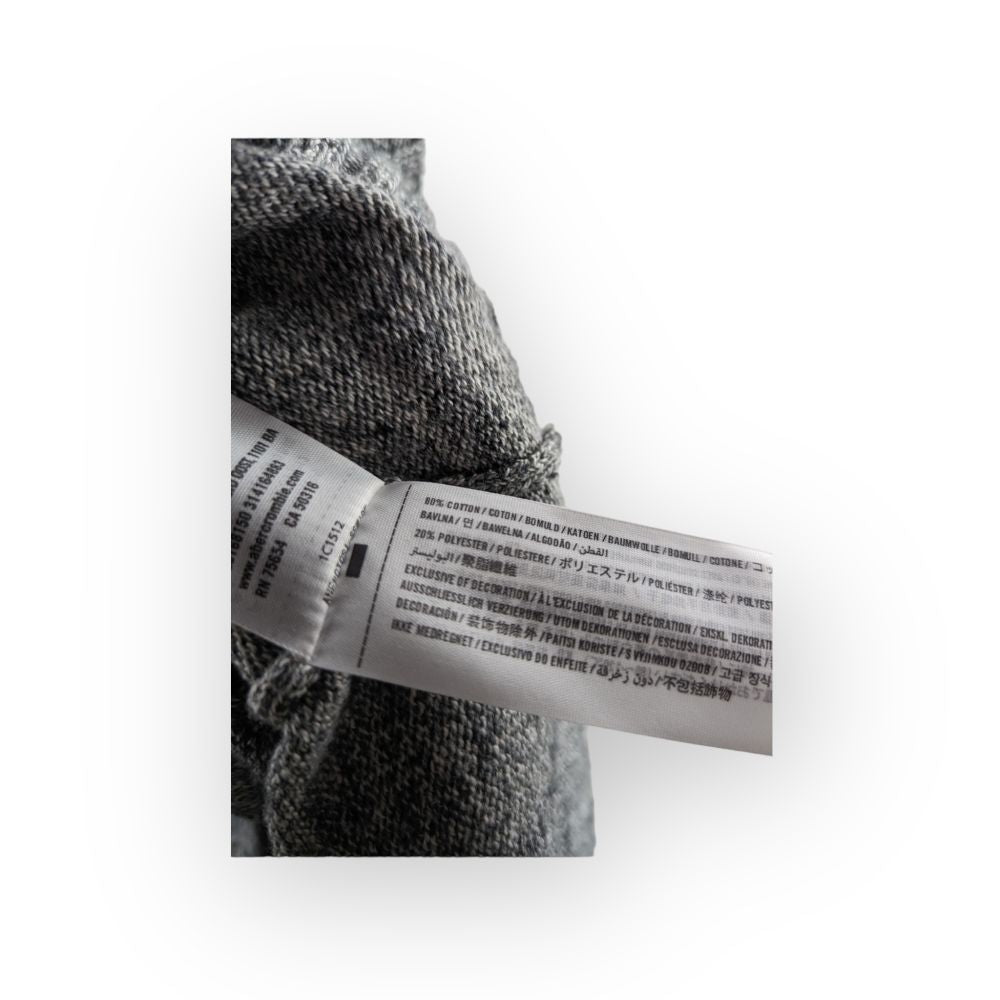 Abercrombie and Fitch Grey Cardigan Jumper Men Size XL