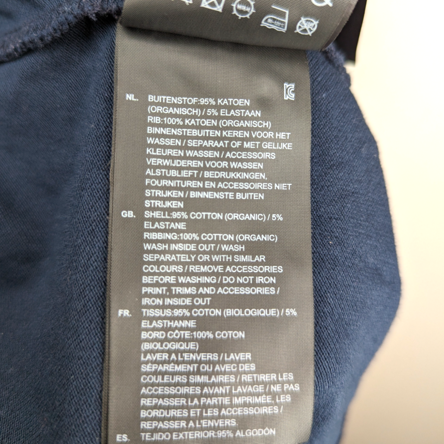 G-Star Raw Navy Blue Long Sleeve Cotton Polo Shirt Men Size Medium