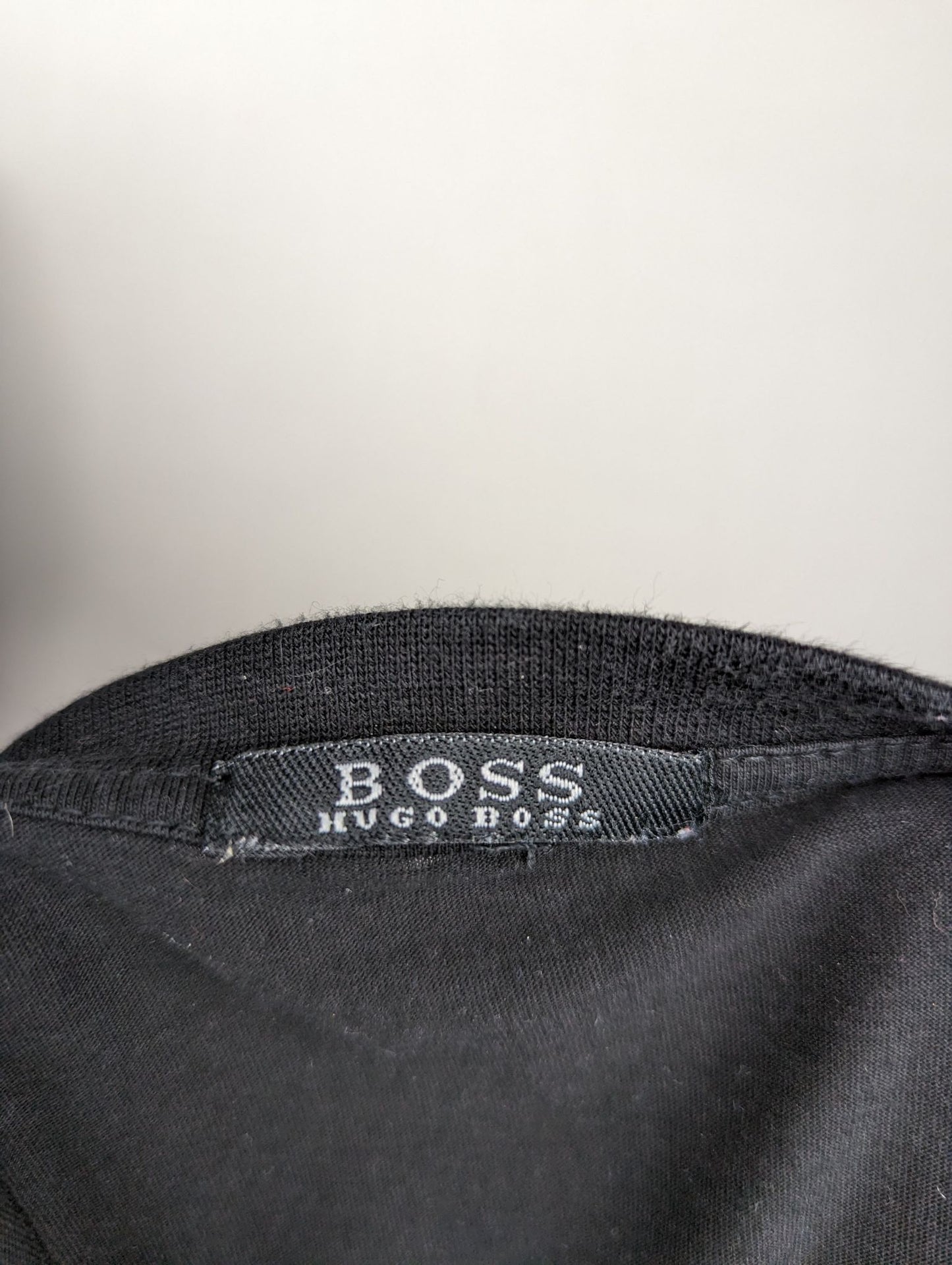 Hugo Boss Sportswear Apparel Black Cotton Short Sleeve T-shirt Men Size Medium
