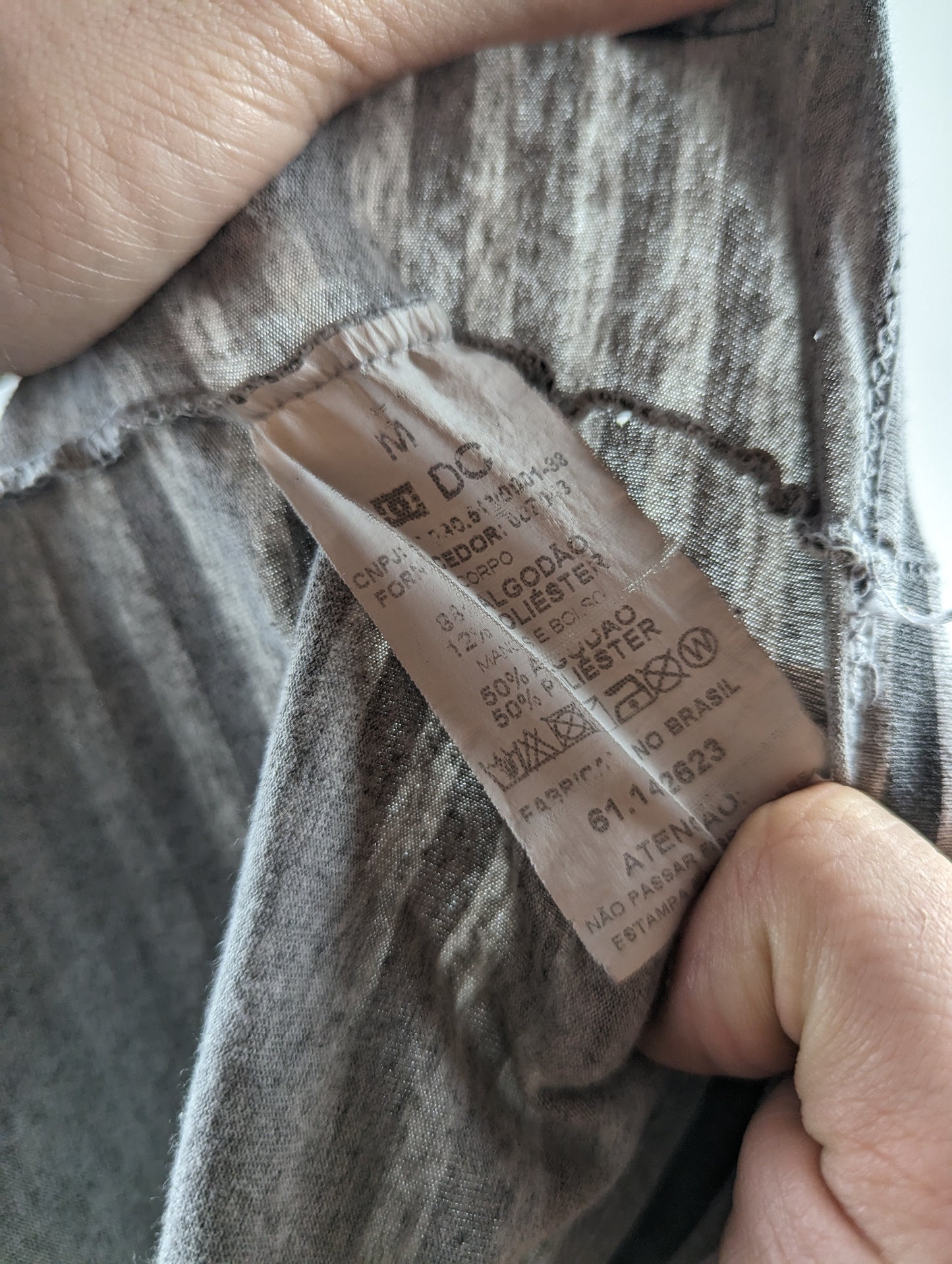 Dolce & Gabbana Grey Stripped Short Sleeve T-shirt Men Size Medium