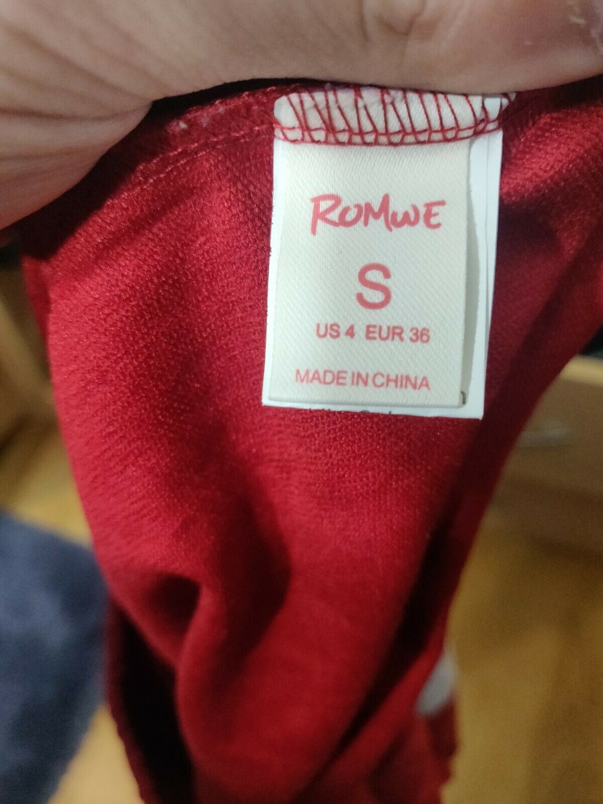 Varsity Striped Half-Zip Crop Top Red Women Size Small