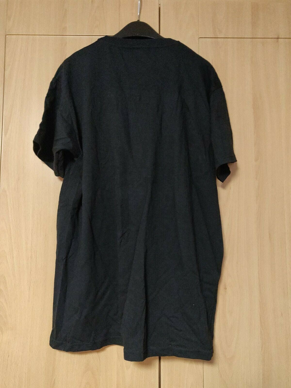 Fruit loom Sarloos Black Cotton T-shirt Men Size Large