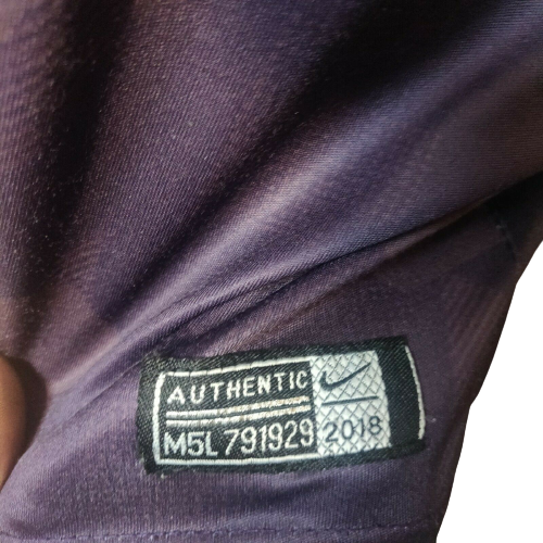 Tottenham 2017/18 Purple Nike Dri-Fit Jersey Men Size Large