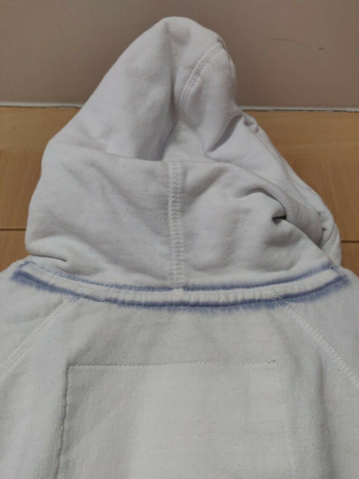 Superdry Vintage White Hoodie Women Size Small