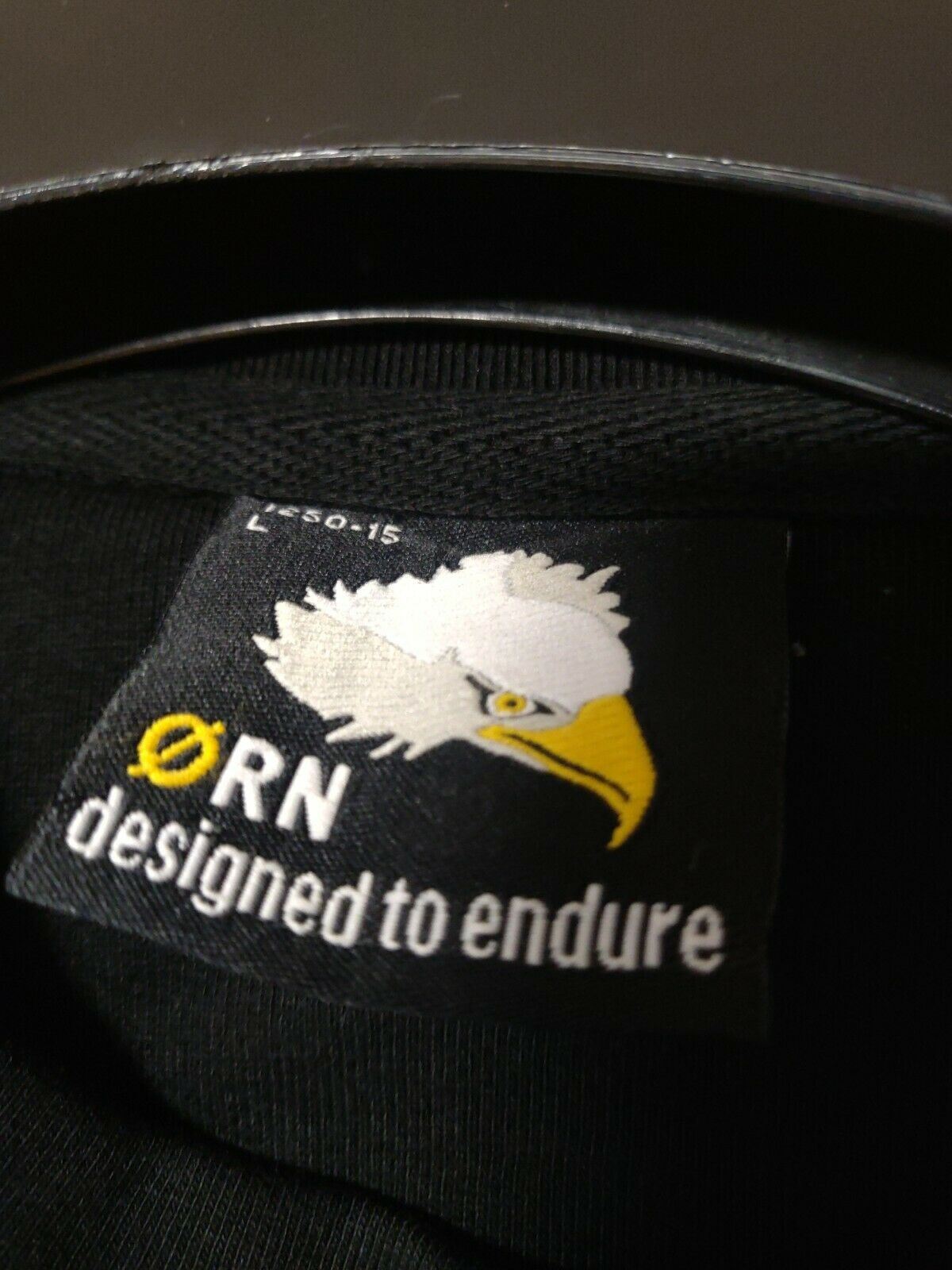 ORN Black Sweatshirt Long Sleeve Jumper Men Size Large