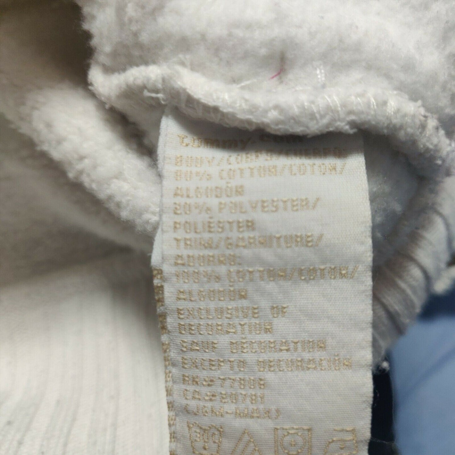 Tommy Hilfiger Beige Sweatshirt 1/4 Zip High Neck Women Size Medium