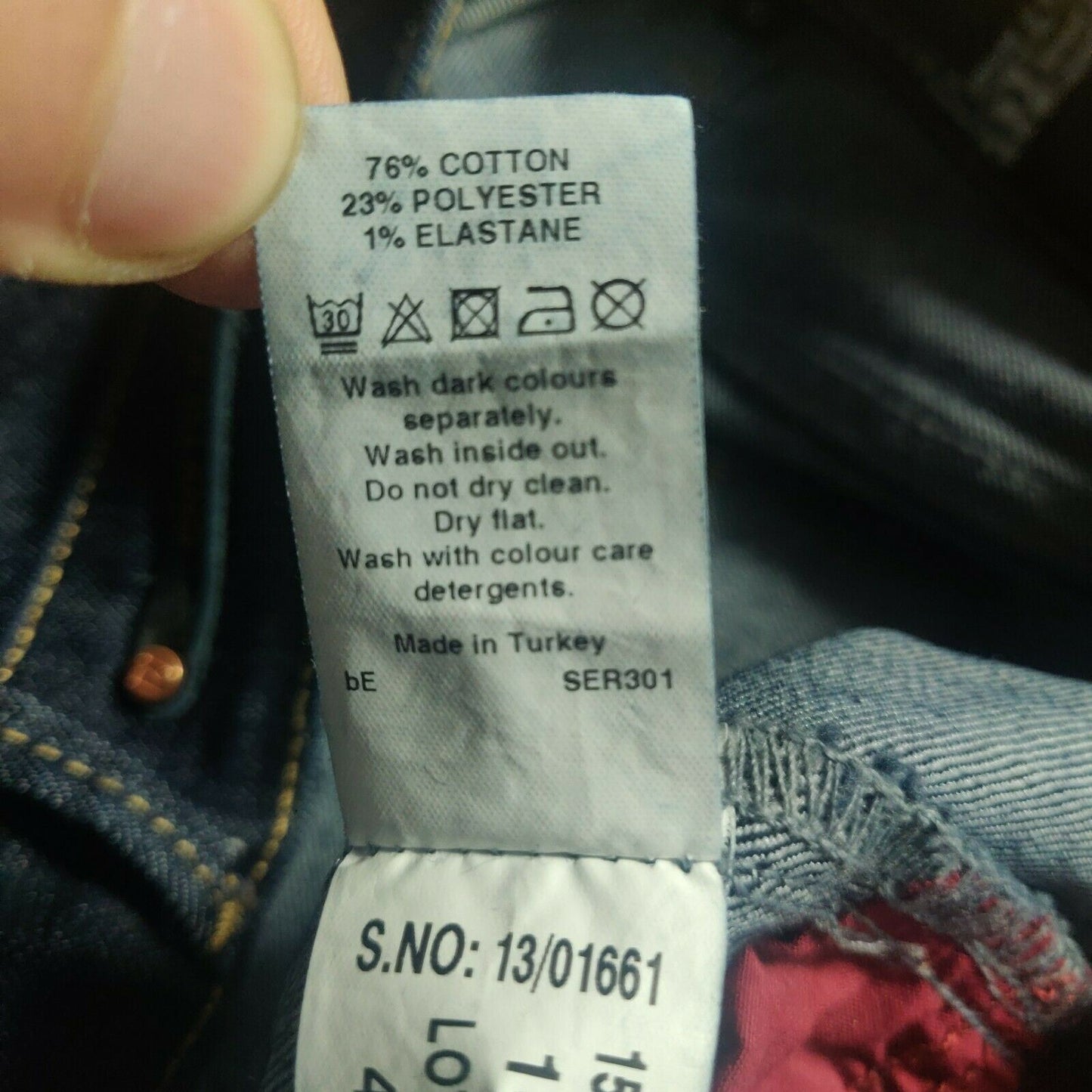 River Island Dark Blue Skinny Jeans Women Size 29W/28L