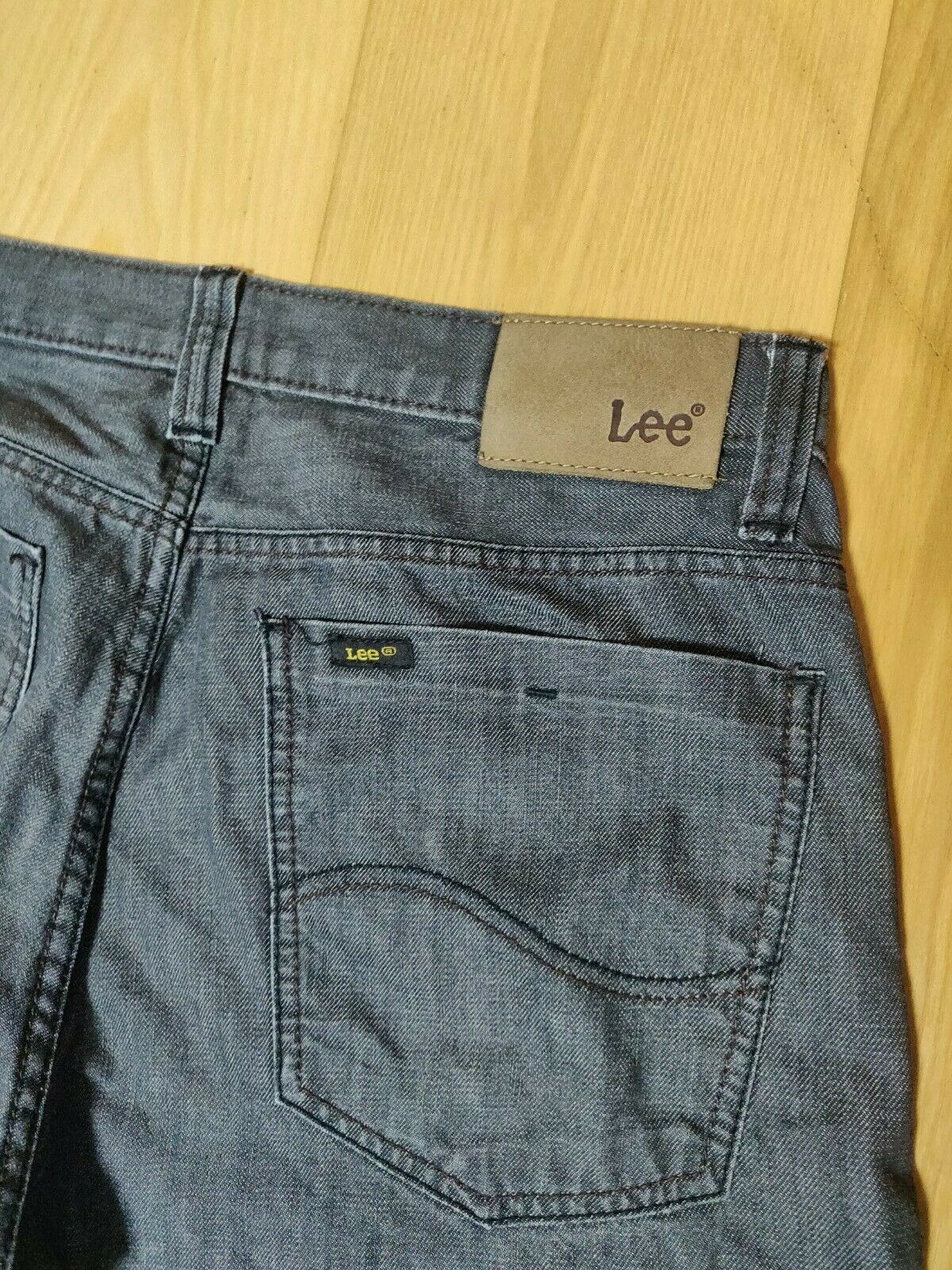 Lee Powell Rodeo Grey Denim Jeans Men Size W34/L34
