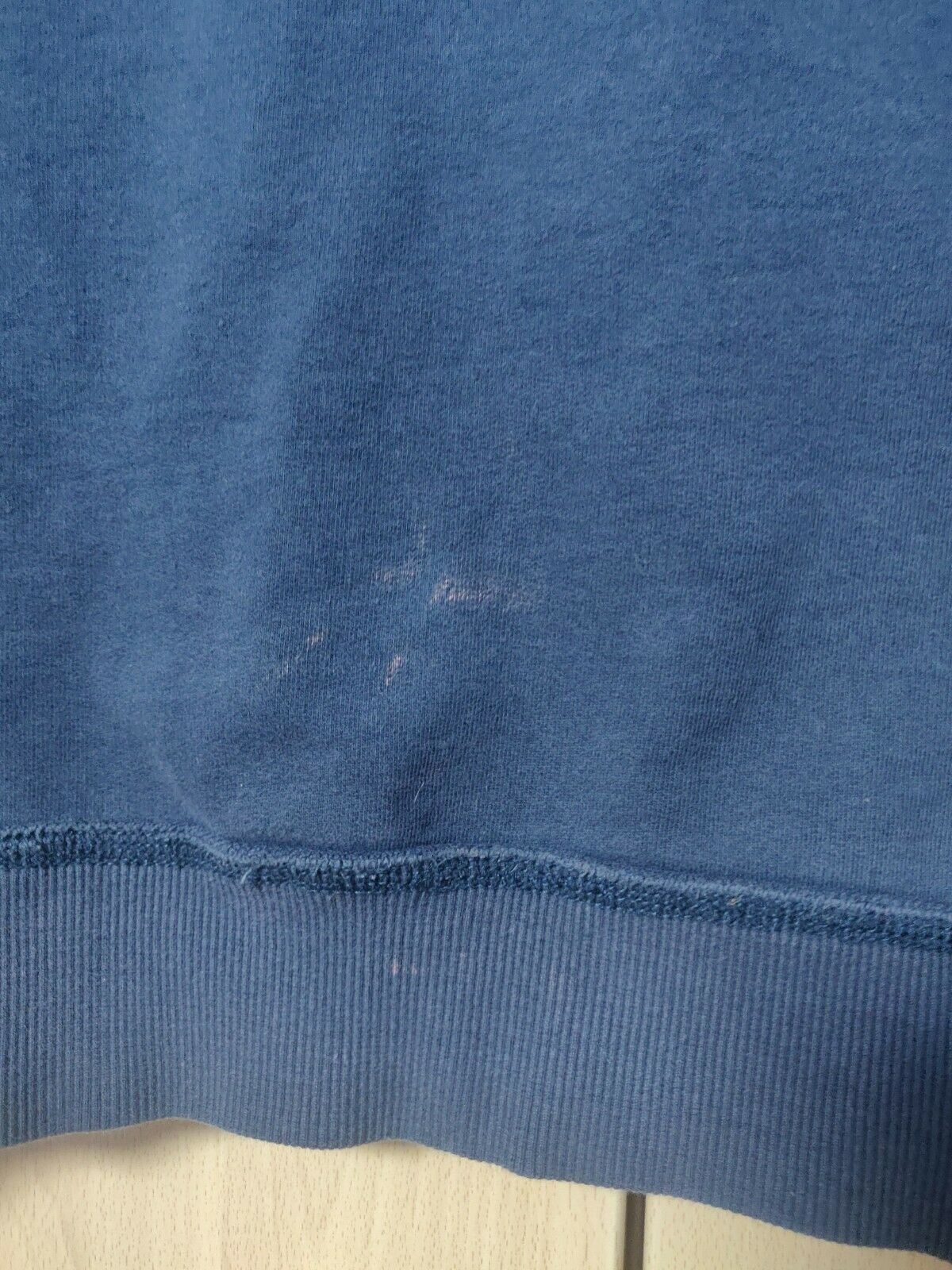 Tommy Hilfiger Vintage Navy Full Zip Hoodie Men Size Large