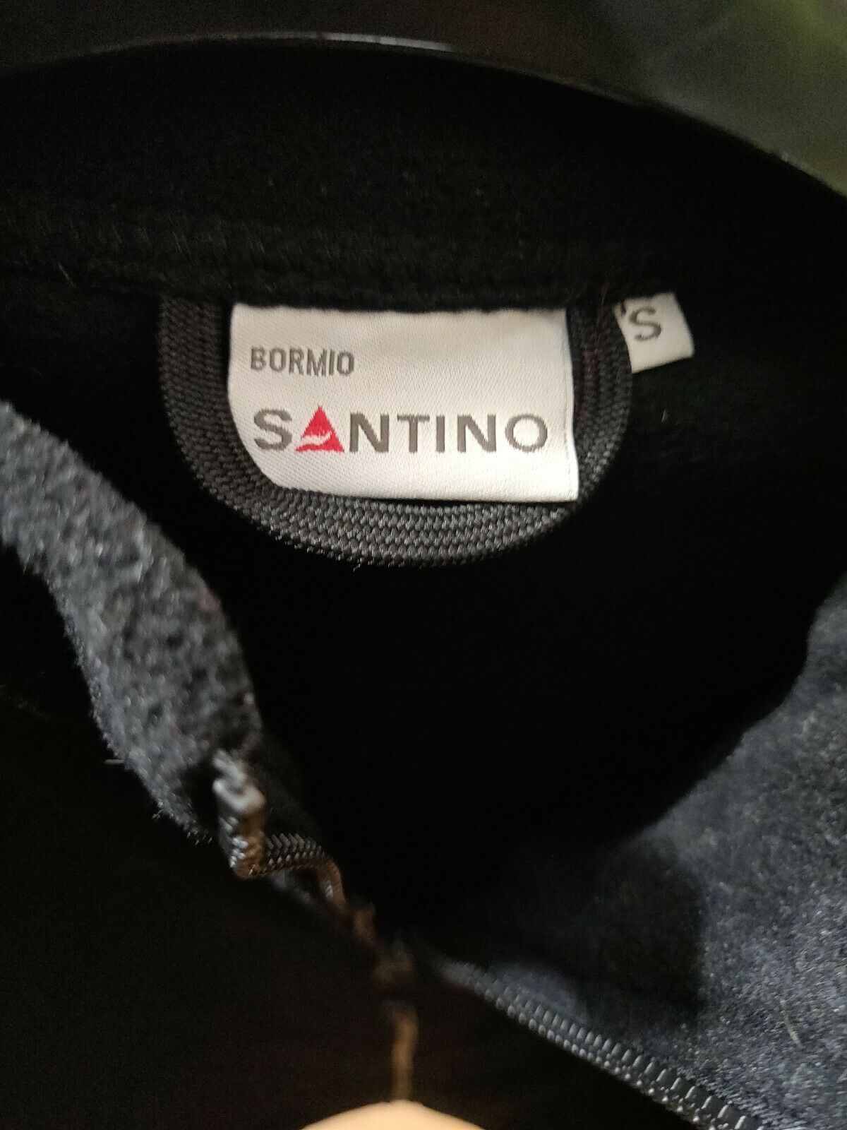Santino Bookstation Black Full Zip Fleece Small