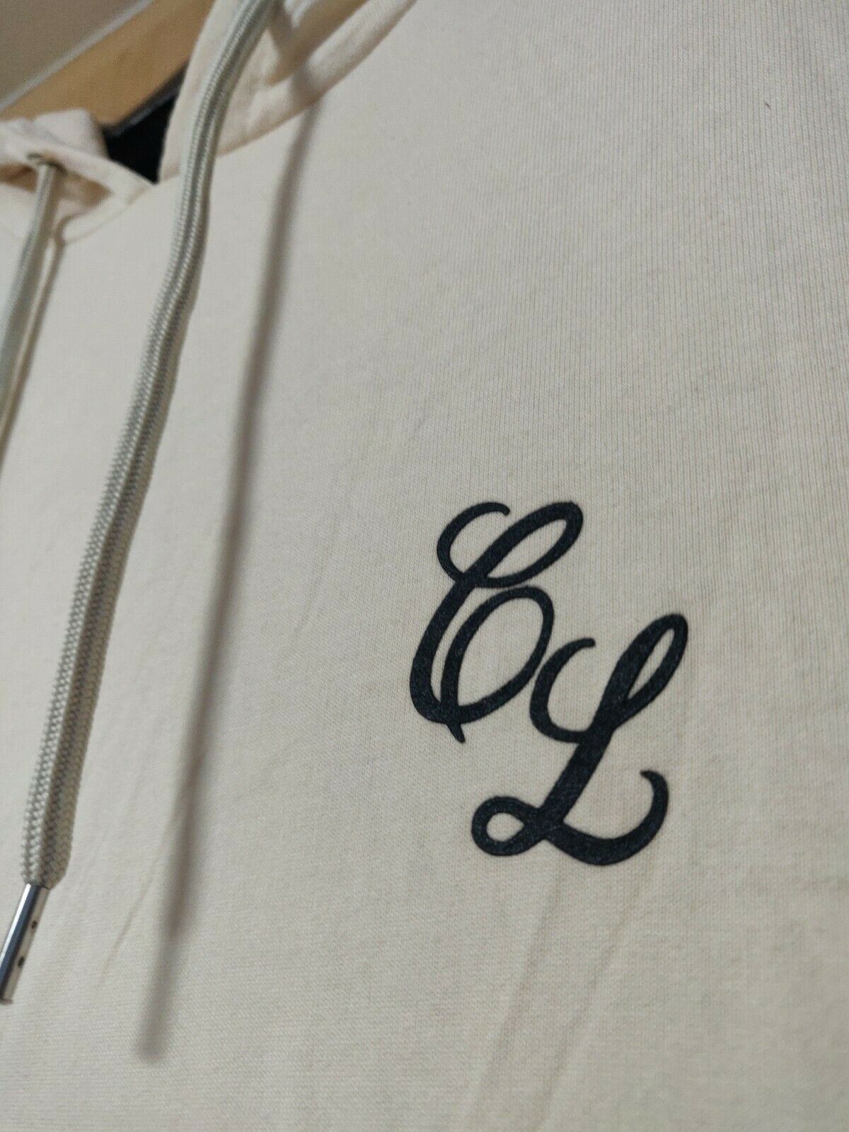 Closure London White Pullover Hoodie Men Size Large