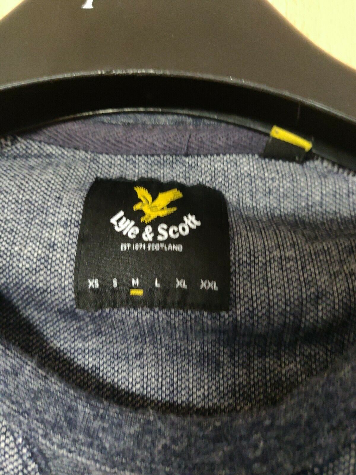 Lyle & Scott Grey Sweatshirt Long Sleeve Jumper Men Size Medium