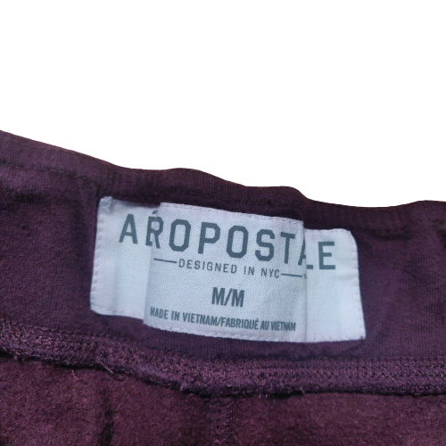 Aeropostale Vintage Burgundy Joggers Sweatpants Women Size Medium