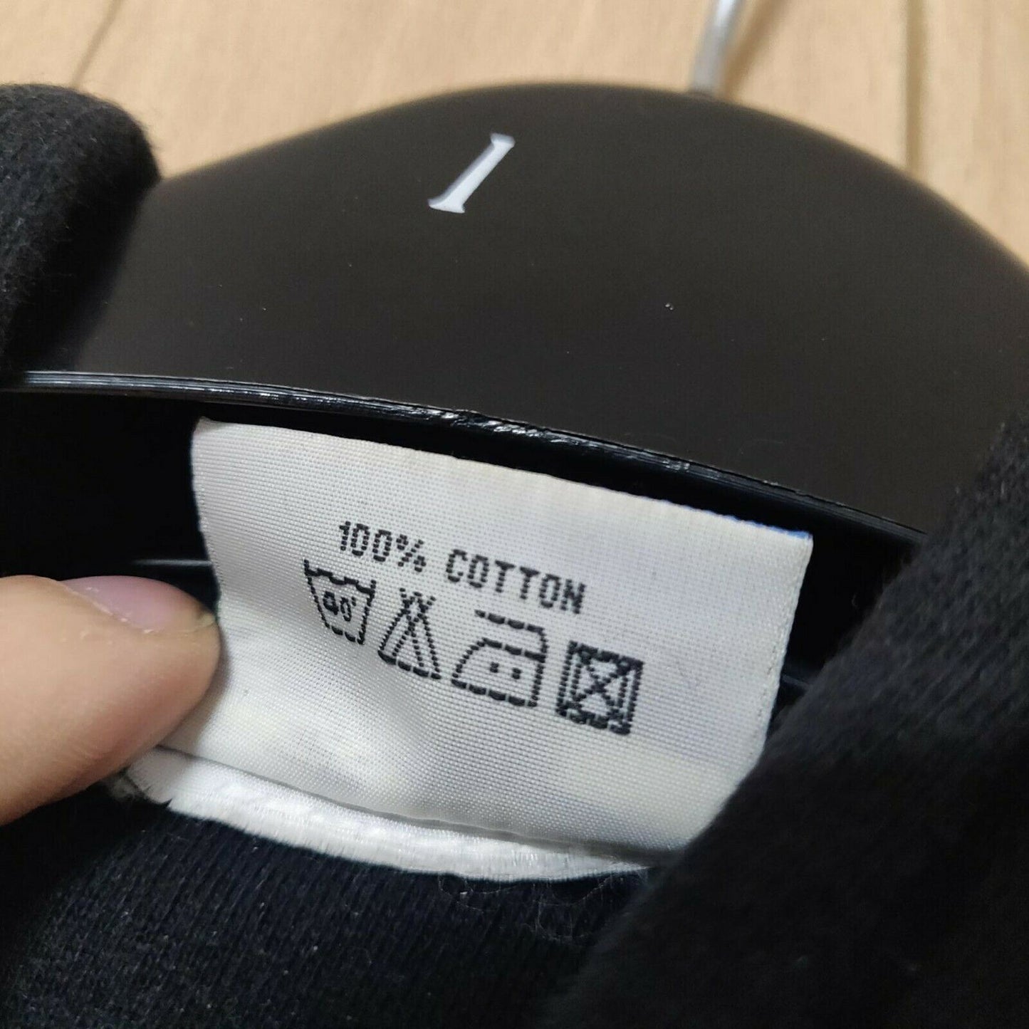 Tommy Hilfiger Vintage Black Pullover Hoodie Men Size Large