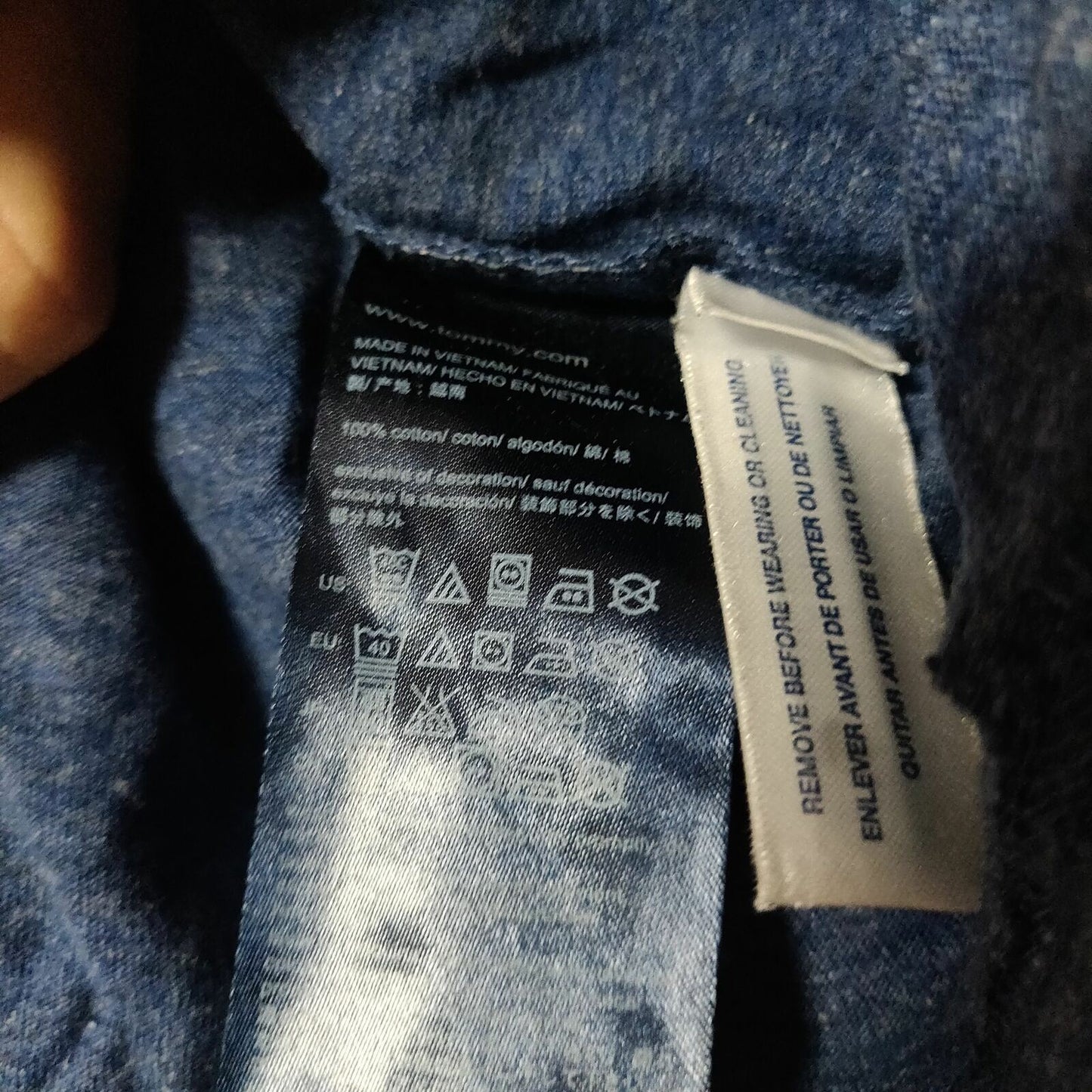 Tommy Hilfiger Blue T-shirt Men Size Large