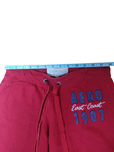 Aeropostale Vintage 1987 Red East Coast Joggers womens Size XS