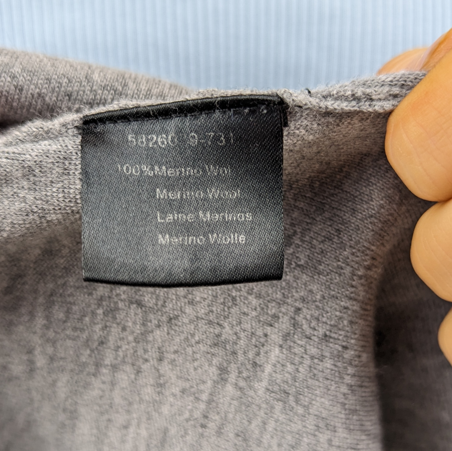 Claudia Strater High Neck Grey Wool Jumper Women Size Small