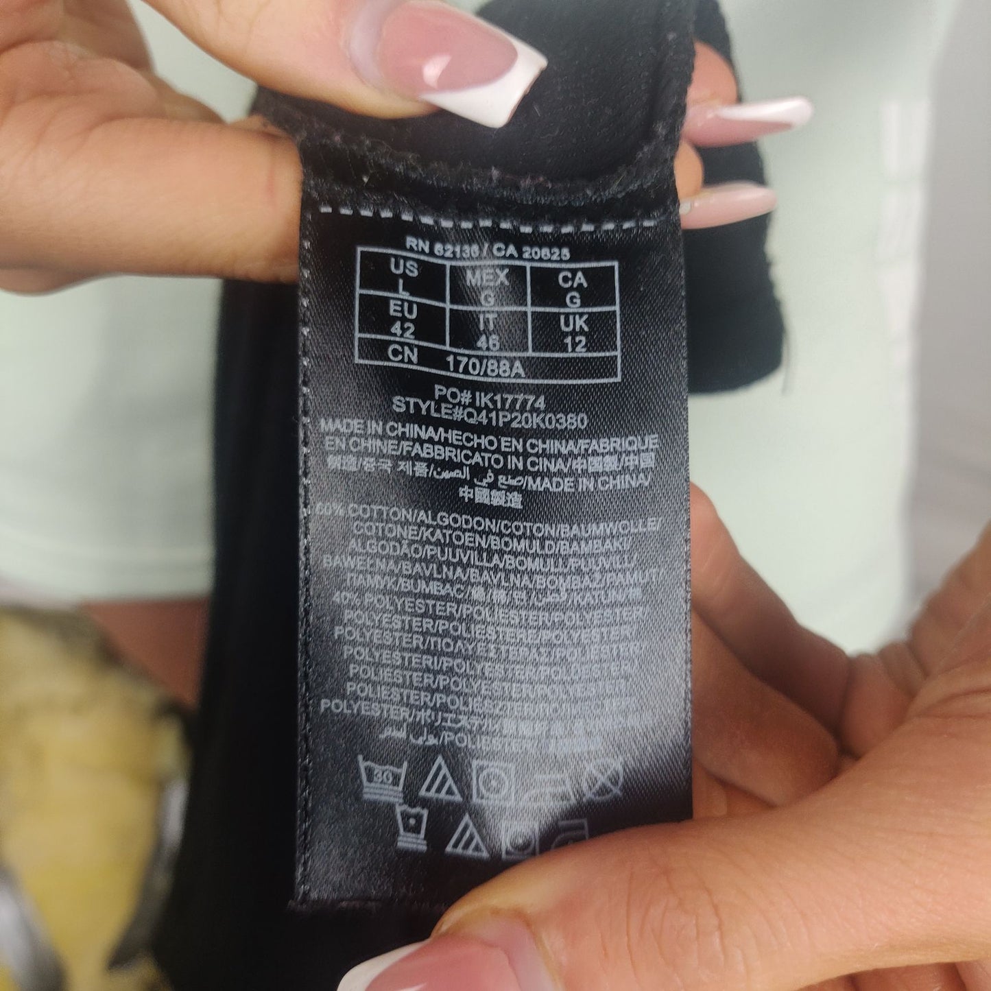 Guess Jeans Black Sleeveless Top Women Size Large