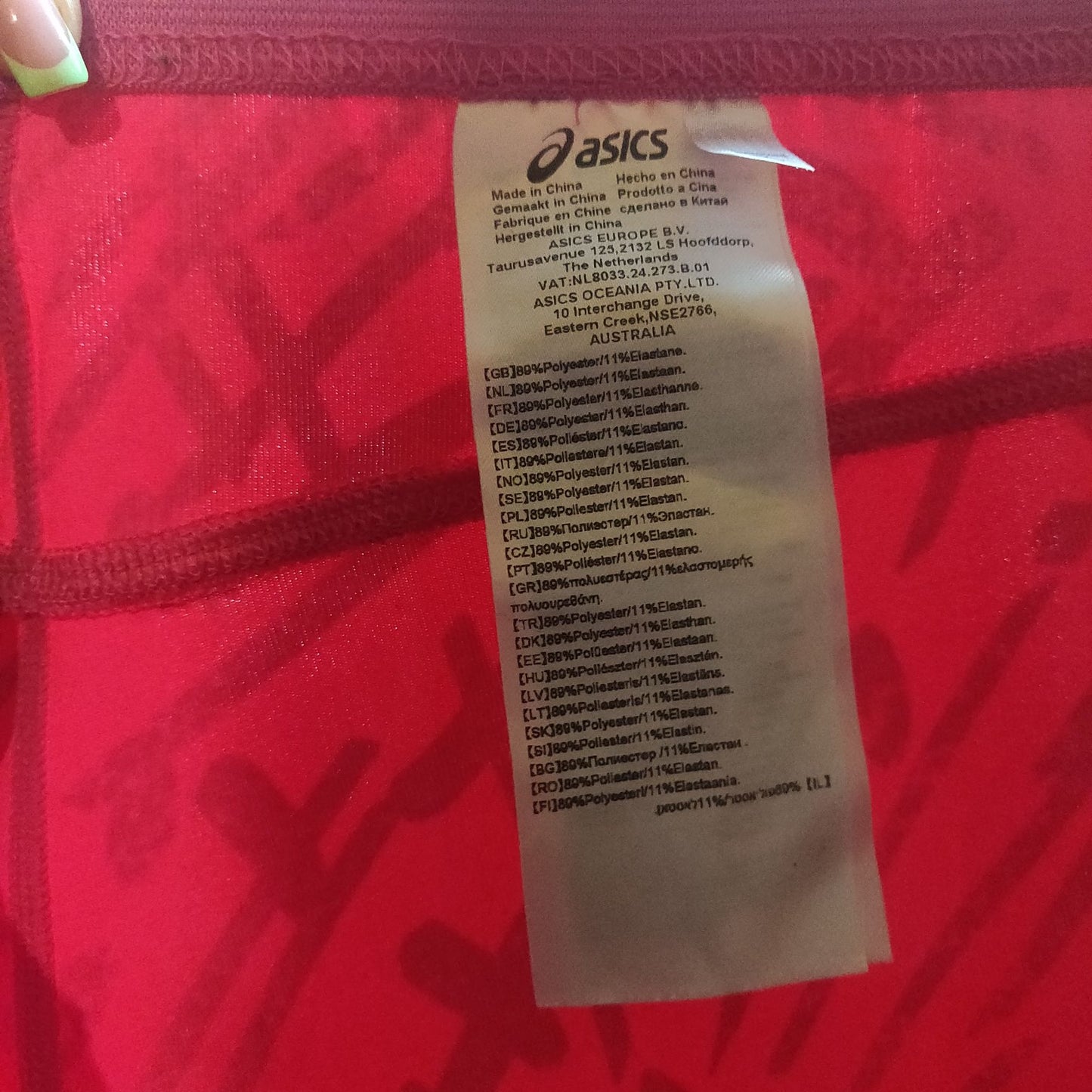 Asics Motion Dry Pink Training Trousers Sports Pants Women Size XL