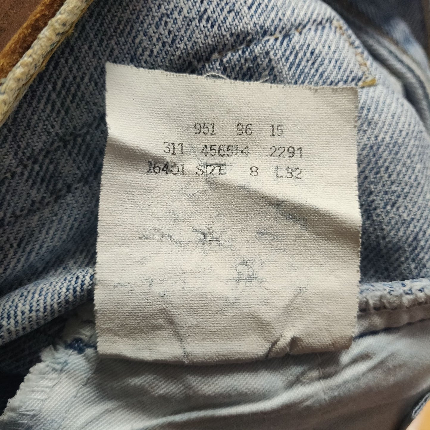 Levi Strauss 951 Vintage Blue Denim Jeans Women Size W24/L32