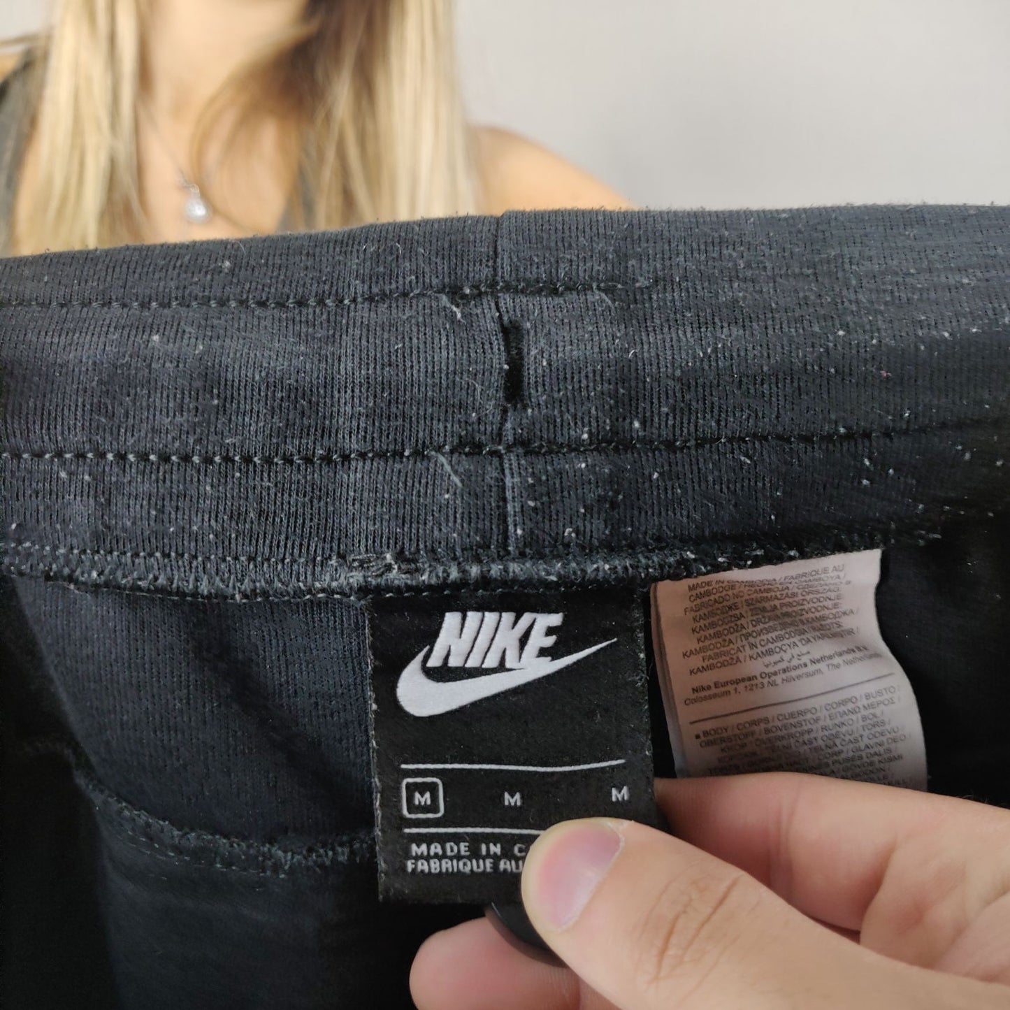 Nike Black Joggers Track Pants Women Size Medium