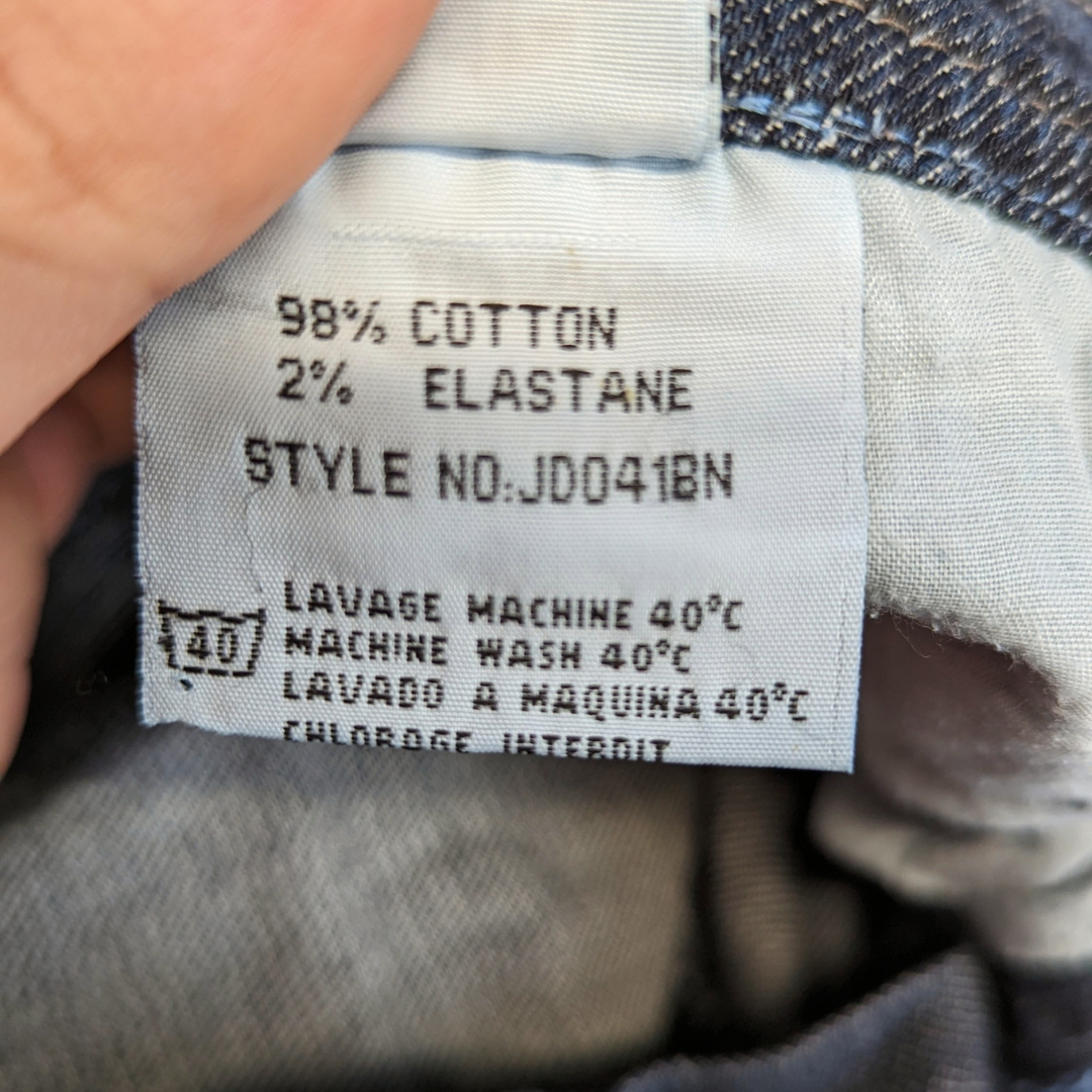 Celtic Shamrock Vintage Blue Bootcut Jeans Women Size UK 8