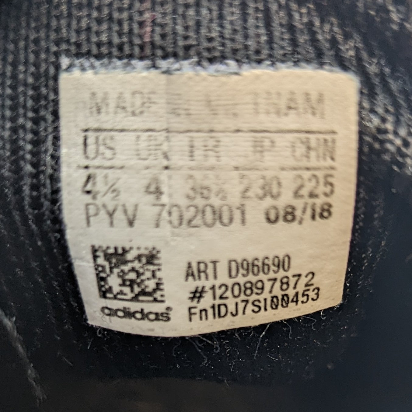 Adidas Black/Red POD S3.1 Boost Style ~ D96690 ~ Boys Size UK 4