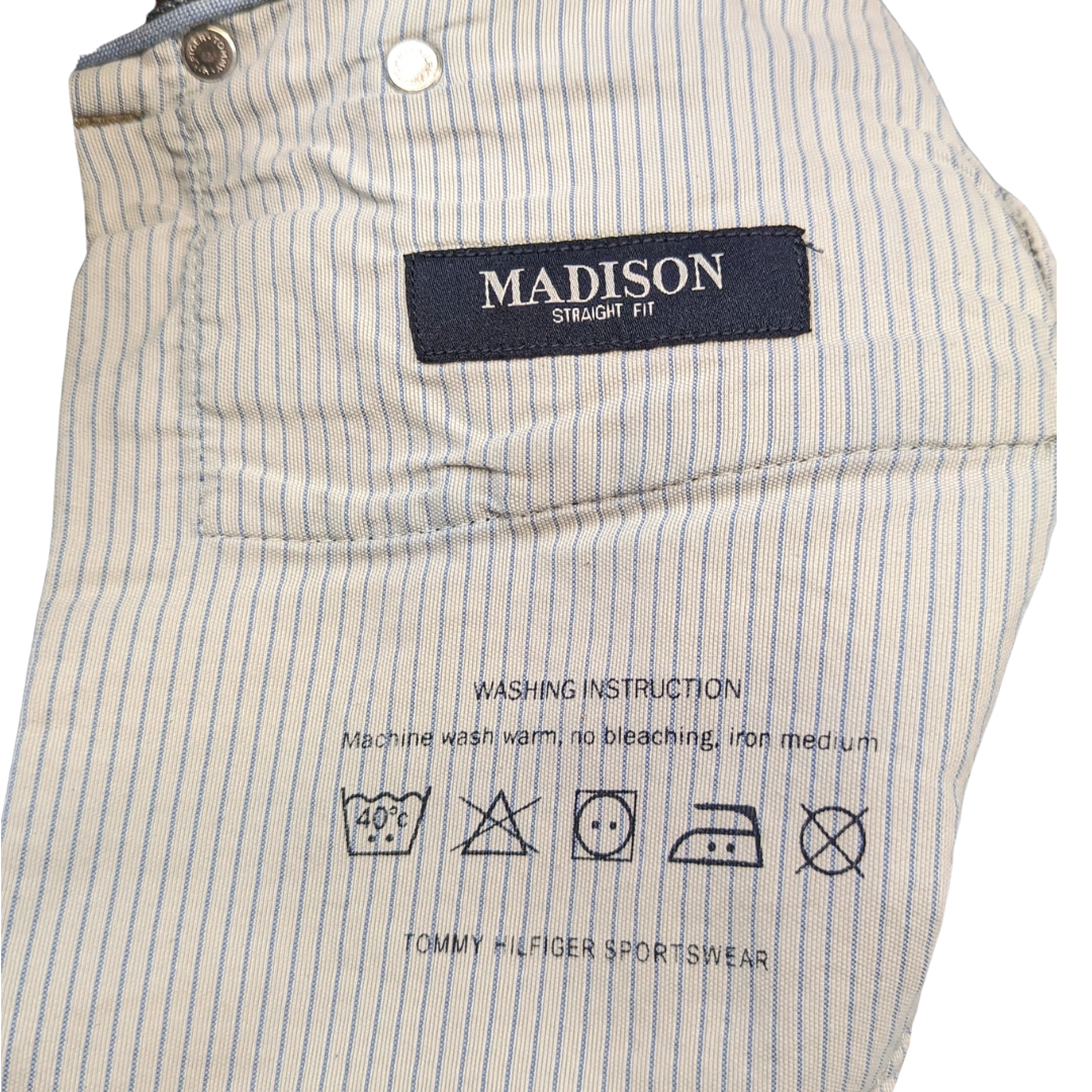 Tommy Hilfiger Blue Madison Straight Fit Jeans Men Size W32/L30