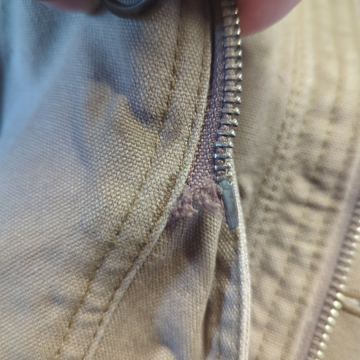 Trespass Vintage Beige Quilted Insulated Outdoor Coat Jacket Men Size Small