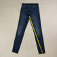 Armani Lilac J20 Blue Denim Skinny Jeans Cotton Women W26/L32