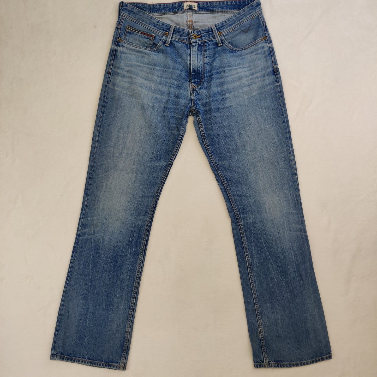 Tommy Hilfiger Blue Ryan Bootcut Denim Jeans Men W36 L34