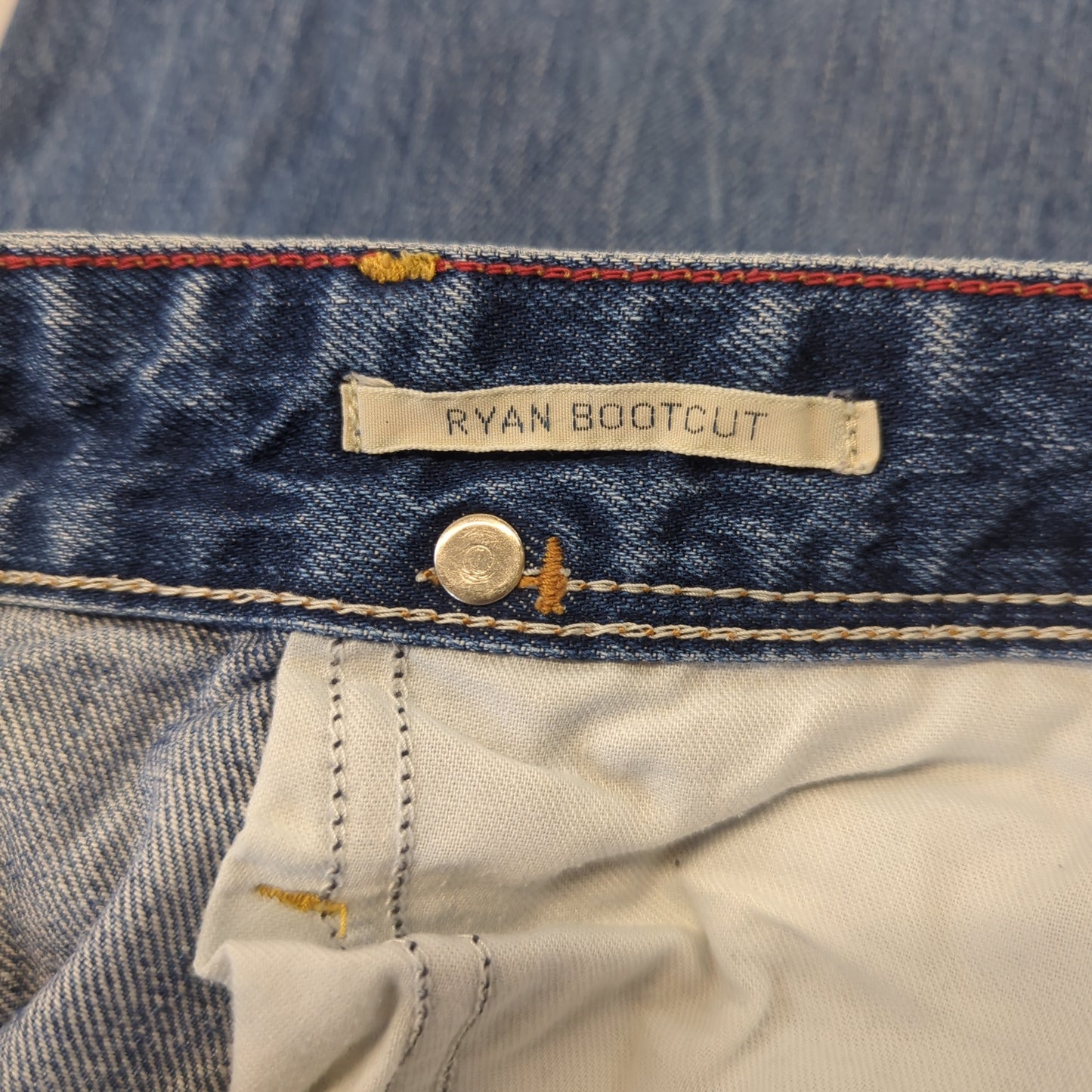 Tommy Hilfiger Blue Ryan Bootcut Denim Jeans Men W36 L34