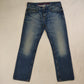 Tommy Hilfiger Vintage Blue Regular Straight Fit Jeans Men W38 L34
